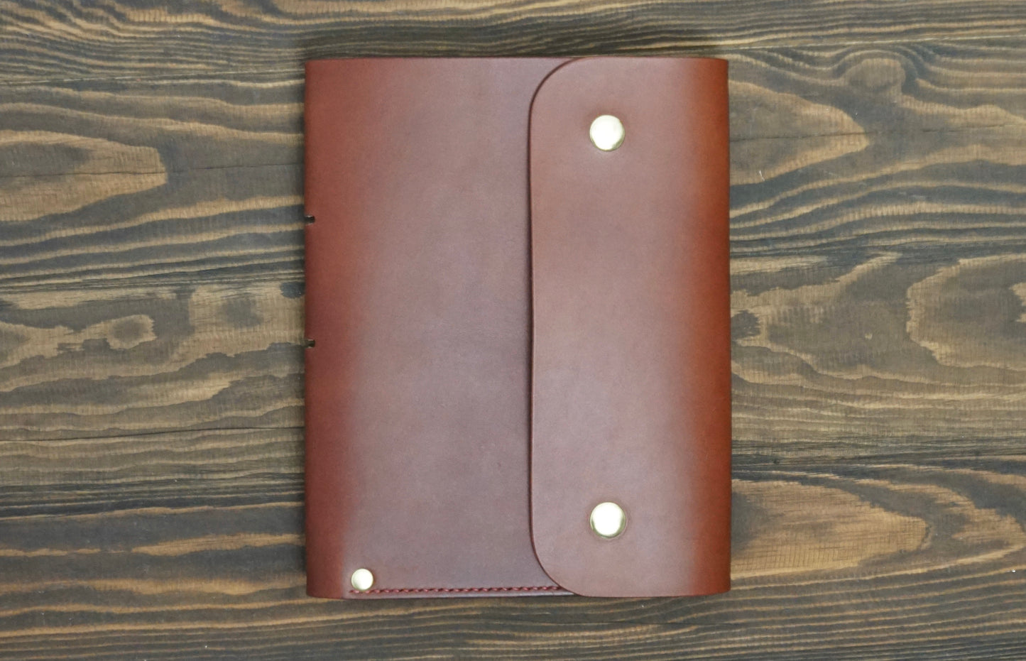 A5 Journal Cover English Tan Front