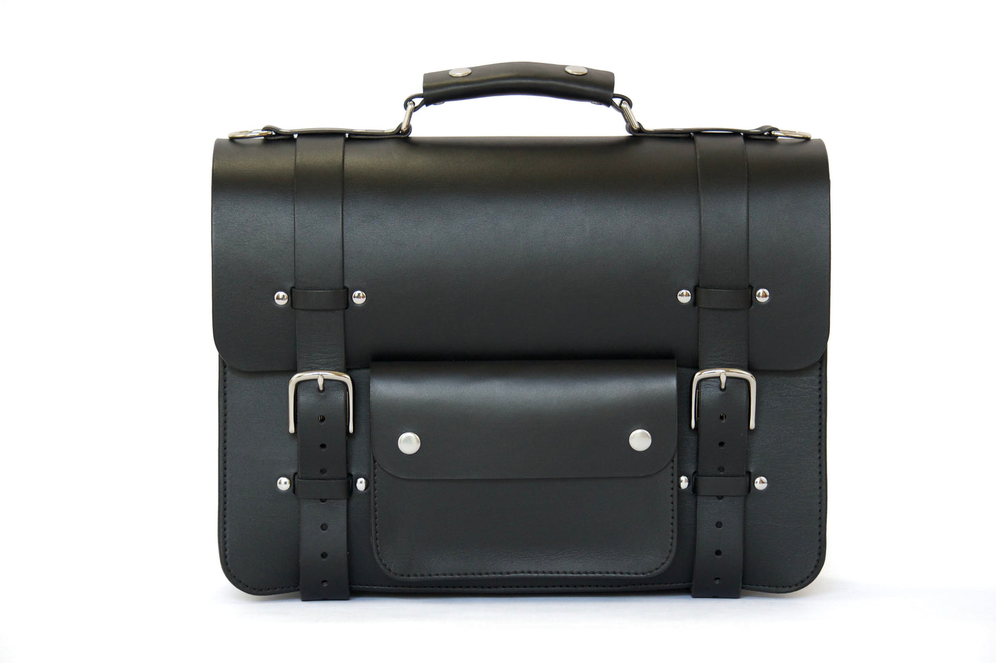 Front Of Black Briefcase - Rugged Minimalist